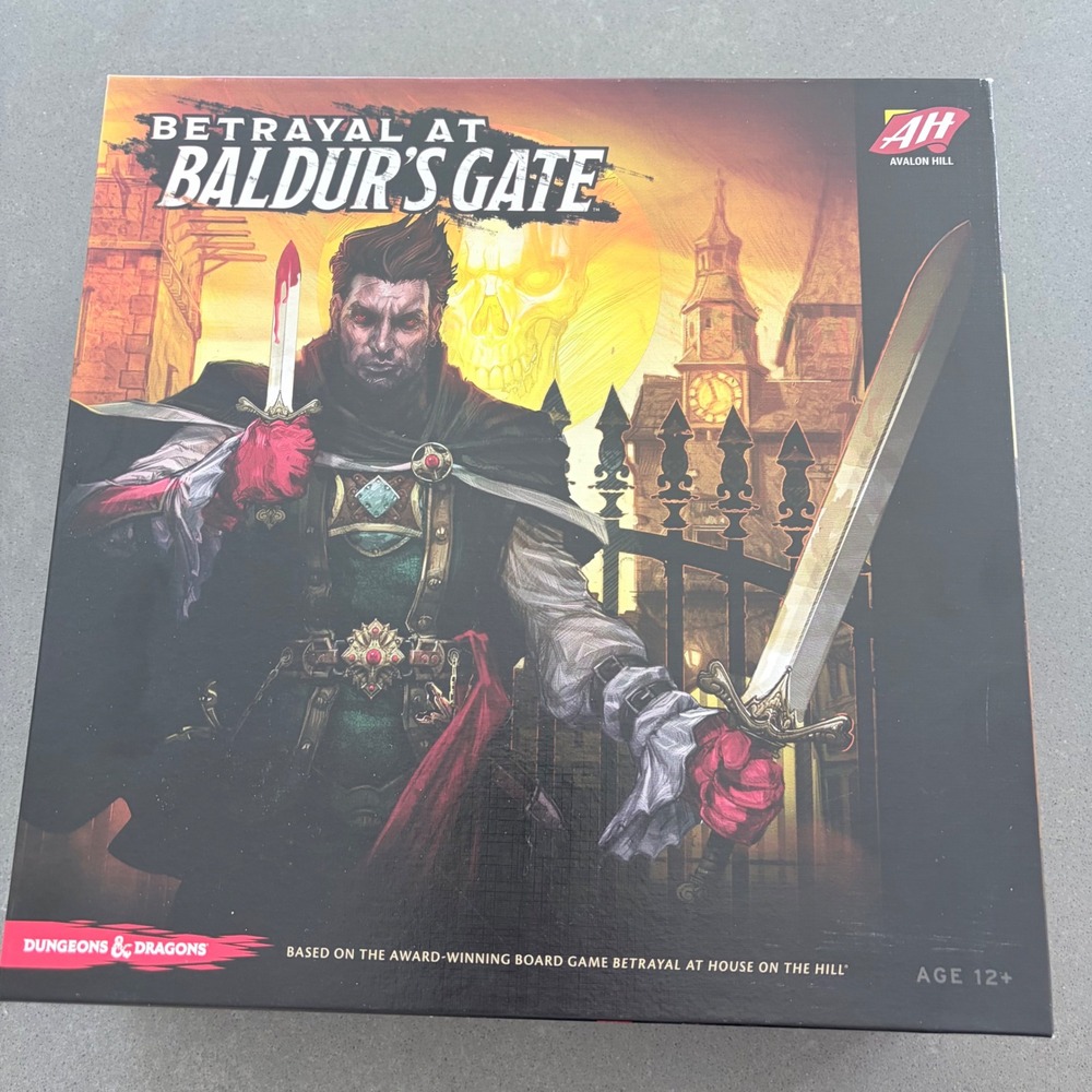 Avalon Hill Betrayal at Baldur's Gate Dungeons & Dragons Board Game C4630